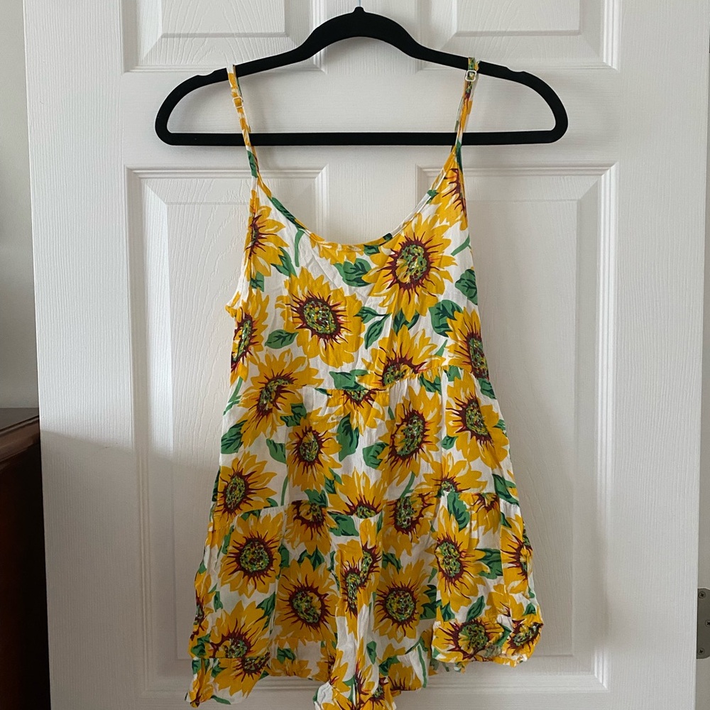Paper Heart Floral Sun Dress